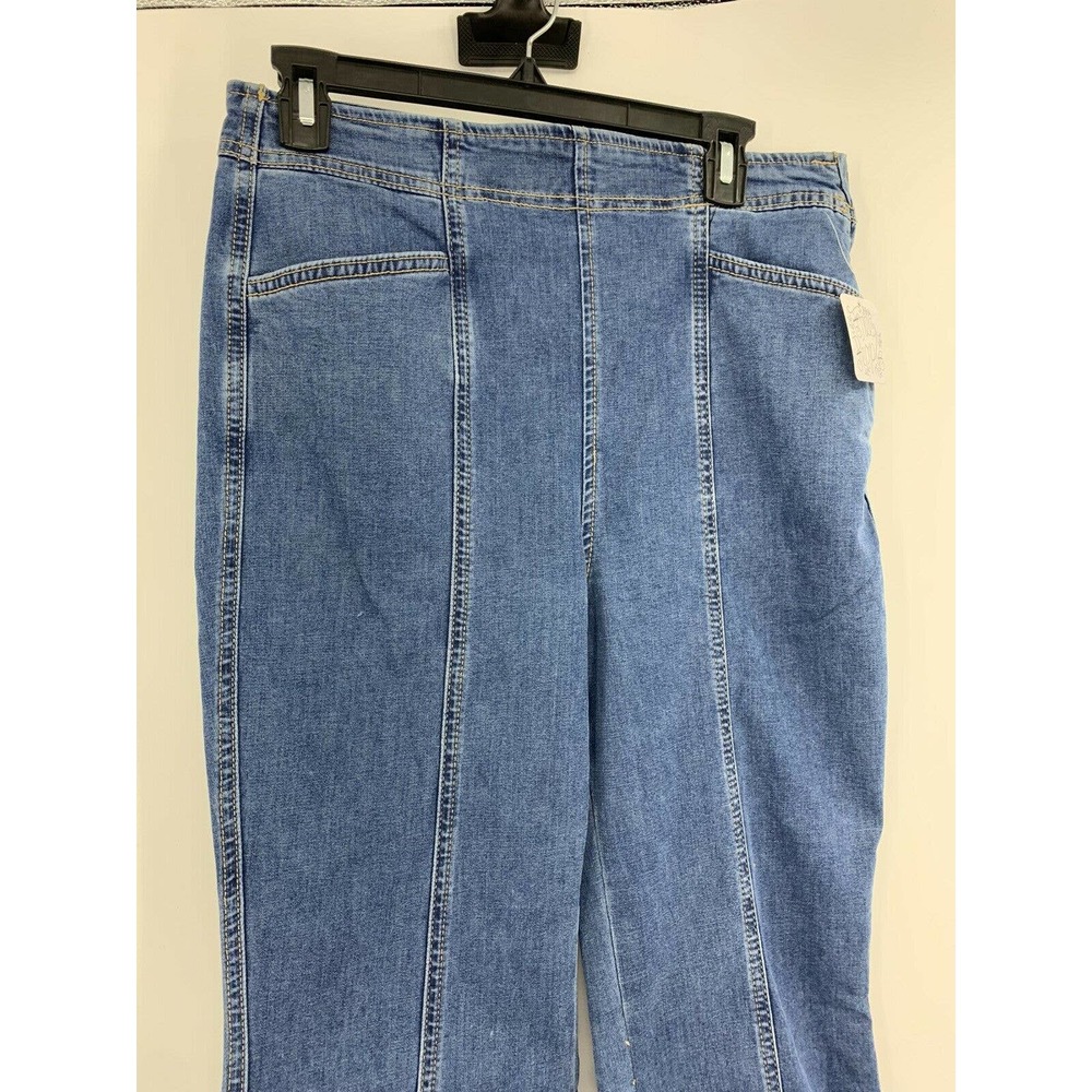 Free People Float on Flares Size 30 High Rise Women's Blue  Jeans - Picture 4 of 10